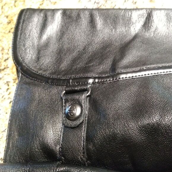 Circa Joan & David Knee High Black Leather Riding Boots Zip Up Women's Sz 8.5 M - Picture 12 of 14